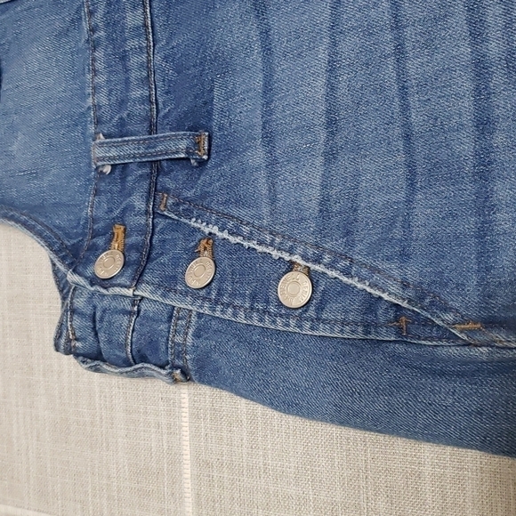 MADEWELL Adirondack Short Overalls in Denville Wash, Size S - Picture 9 of 15